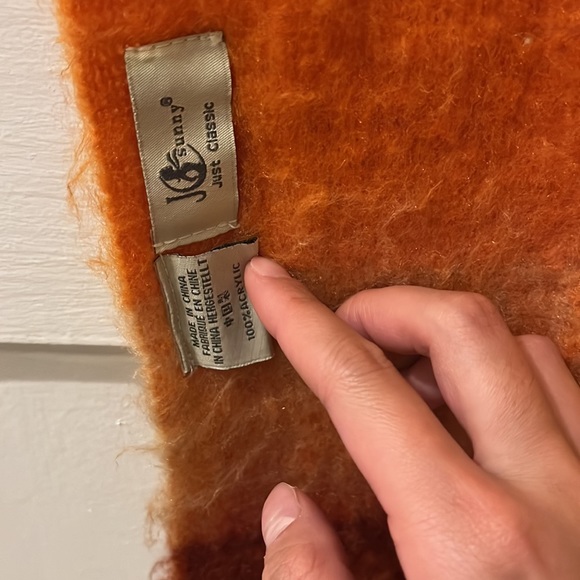 Chunky Checkered Colorful scarf - Picture 5 of 5